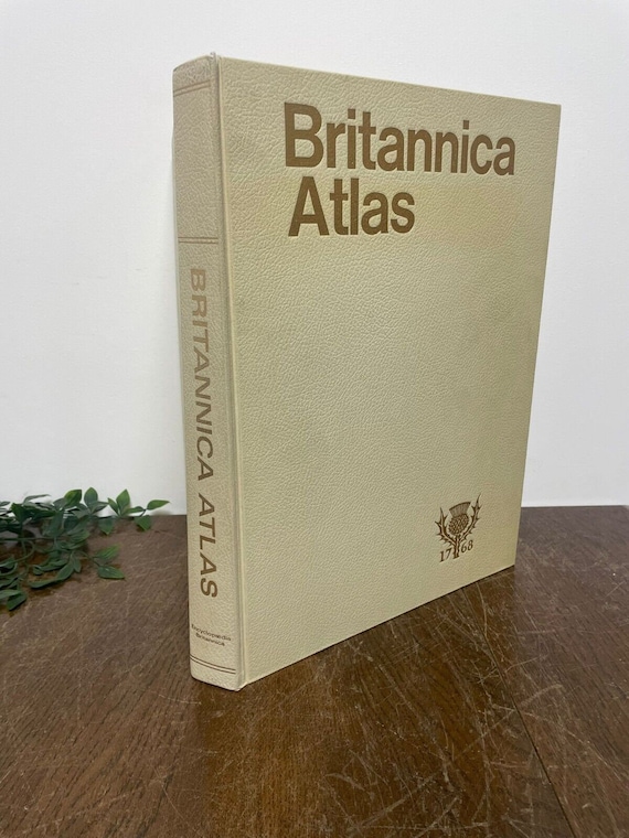 Britannica Atlas 1768 - 1972 Publication - Etsy UK