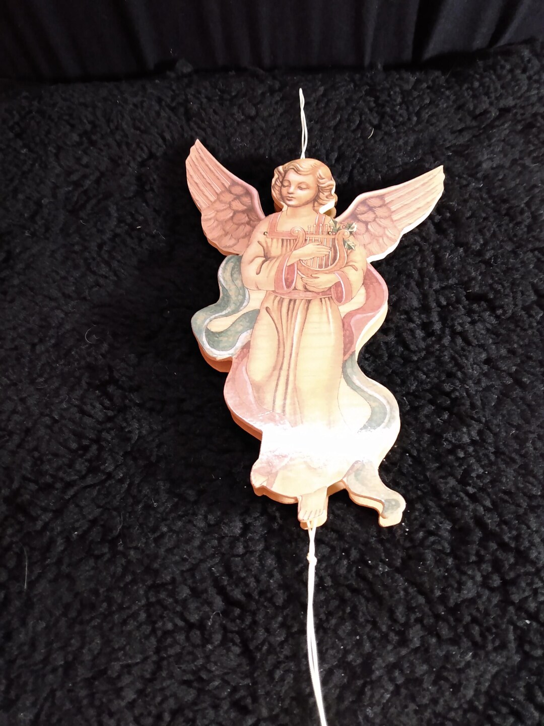 Vintage Wooden Angel Pull-string Puppet - Etsy