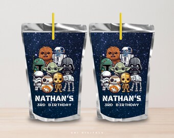 Star Wars Juice Pouch Label SW01