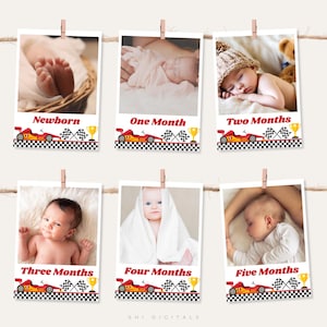 Bannière rapide un anniversaire, voiture de course, photos marquantes, voitures chaudes, 1er anniversaire, décoration à imprimer, modèle de bannière rapide un anniversaire