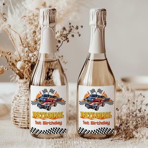 gorące samochody etykieta szampana baby shower etykieta wina samochód wyścigowy baby shower mini etykiety szampana tag edytowalny gorące samochody szampan etykieta wina HC01