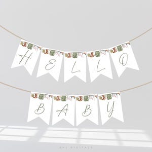 fisherman hello baby banner a little fisherman is on the way hello baby banner printable baby shower fishing hello baby banner FM01