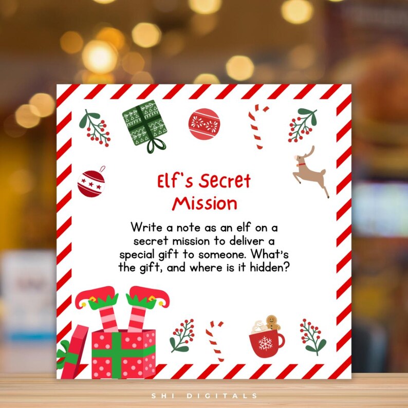 100 Elf Note Card Mega Bundle Elf Notes Kit Elf Games Elf Notes Elf ...