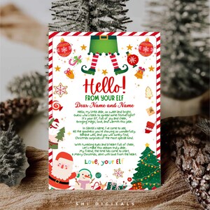 elf arrival letter first time elf introduction letter 1st time elf visiting letter christmas elf welcome letter editable elf arrival letter
