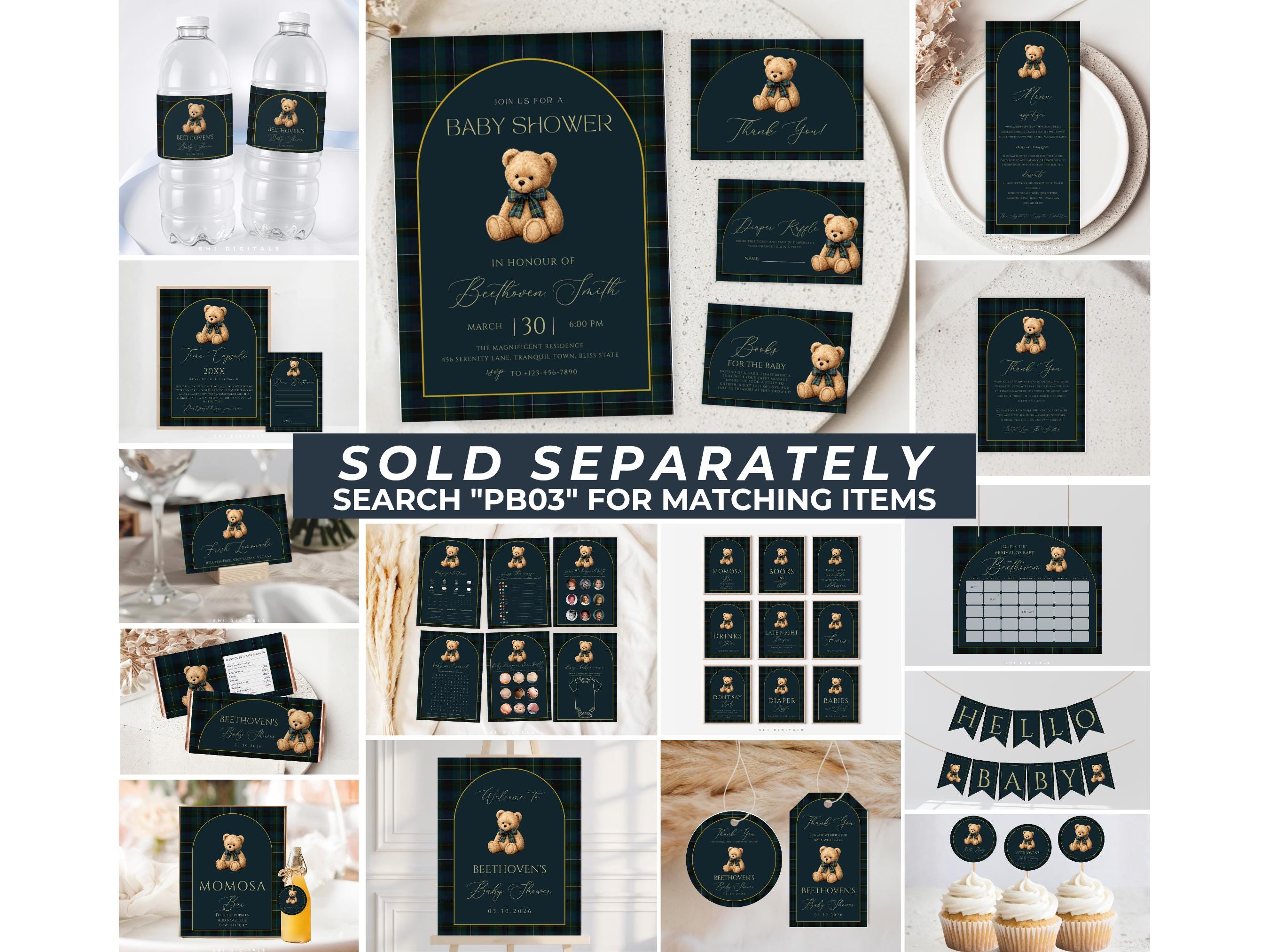 75+ Luxury Polo Teddy Bear Baby Shower Games Bundle Polo Baby Shower ...