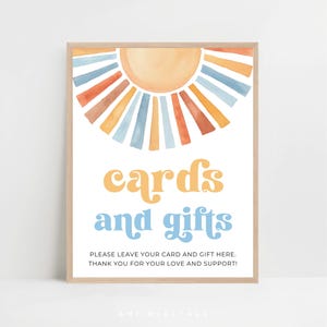 Aquí viene el hijo Tarjetas y regalos Letrero HS01