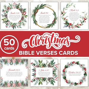 50 christmas bible verses cards printable christmas religious scripture cards christian printable bundle of cards christmas scripture cards