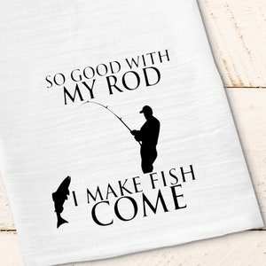 funny fishing towel, funny fishing mug, sassy fishing towel, fishing towel, fishing gift set, fishing mug,