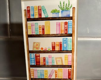 Book themed nightlight for the book lover - book club gift - gifts for her