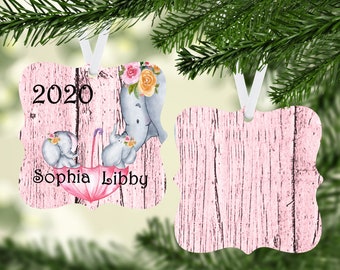 twin girl christmas ornaments