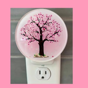 Cherry Blossoms, cherry blossom nightlight, cherry blossom light. summer nightlight, night light