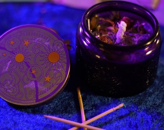 Dream Weaver (Relaxation and Calming Spell) for restful sleep, calming nerves, peaceful dreams, spiritual protection, and awakening.