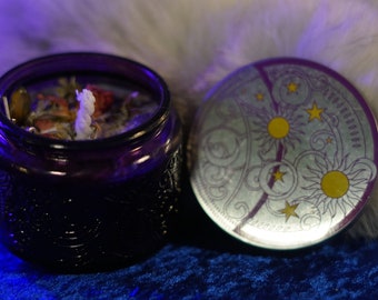 Witch's Whisper (Hekate Divination Spell Candle, Tea, and Kit) for fortune telling, dream work, shadow work & crossroads.