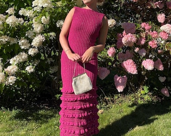 Rosy dress crochet pattern