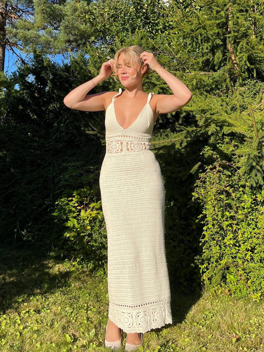 maxi dress crochet pattern Learn How to Make Clothes: Crochet Maxi Dress Pattern