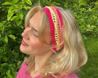Summer Waves Head Band crochet pattern