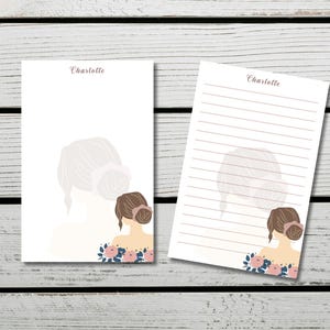 Personalized Notepad, Custom Notepad, Modern Notepad, Notepad for woman, Aesthetic notepad