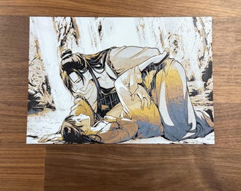 Frog Master Jinshi Maomao Metallic 3D Poster Art Print