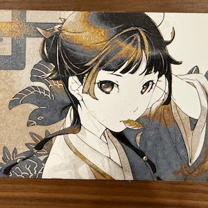 Apothecary Maomao Metallic 3D Poster Art Print