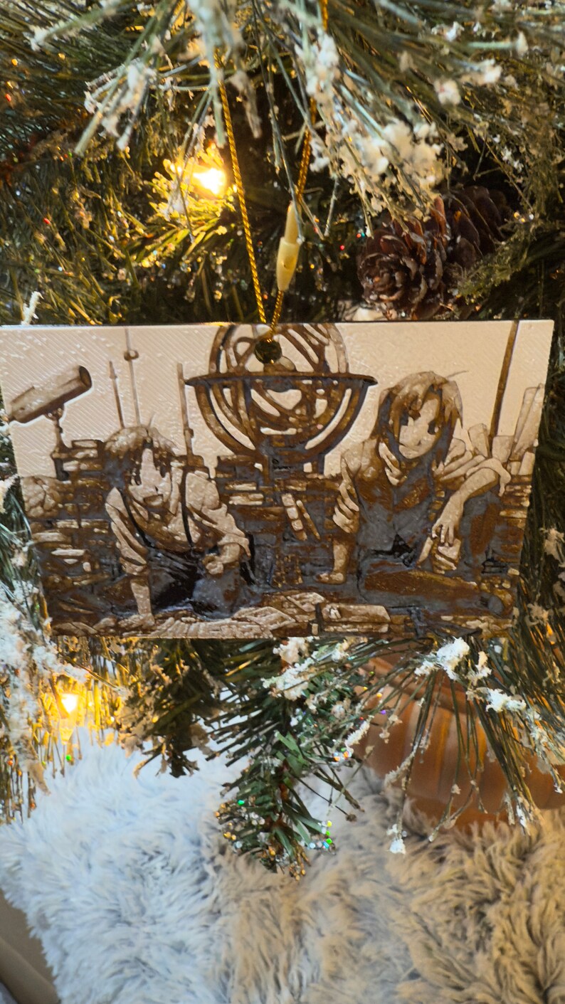 Shonen Anime Christmas Ornaments 3D Printed Art Prints Etsy
