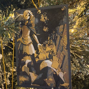 Dungeon Meshi Anime Christmas Ornaments 3D Printed Art Prints