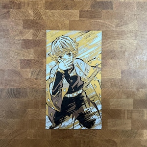 Zenitsu 3D Poster Print Art