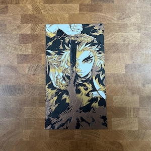 Golden Flame Hashira 3D Poster