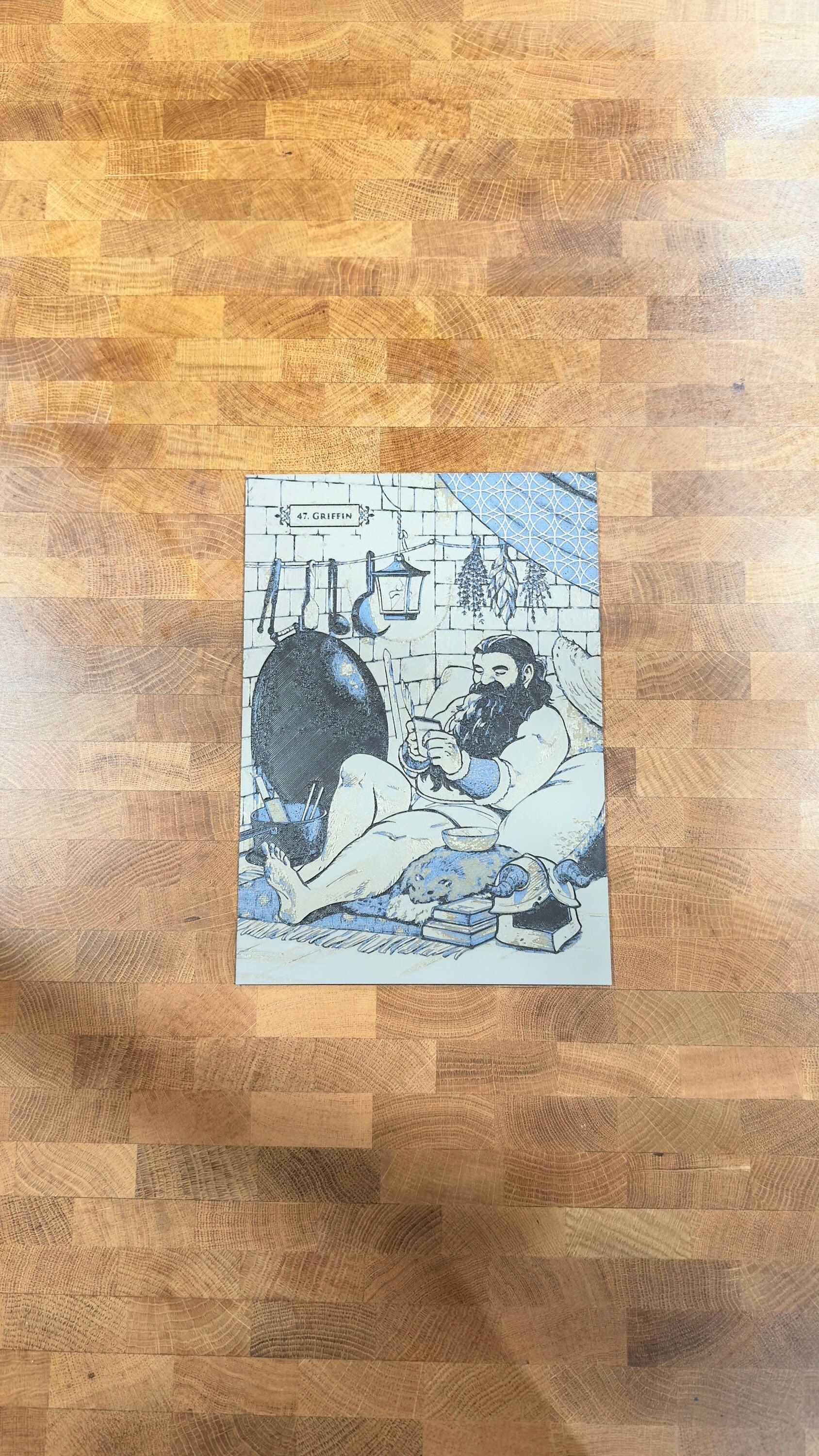 Senshi Metallic 3D Poster Art Print