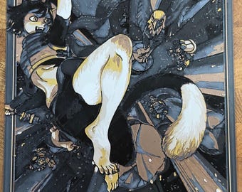 Izutsumi - Metallic 3D Poster Art Print