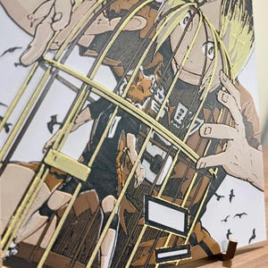 Kenma Haikyuu 3D Poster Art Print