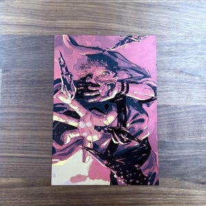 Sukuna JJK 3D Poster Metallic Print Art