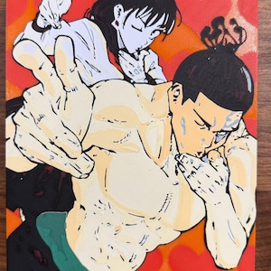 東堂葵 ブギウギ JJK 3D ポスター メタリック プリント アート