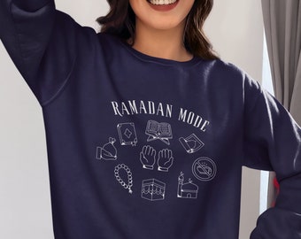 Ramadan-Modus Sweatshirt Familie Ramadan Geschenk Ramadan Mubarak Shirt Ramadan Kareem Sweatshirt Muslim Ramadan Monat Shirt Fasten Monat Geschenk