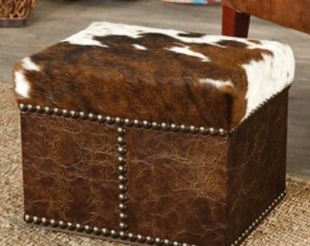 Leather Foot Rest Etsy