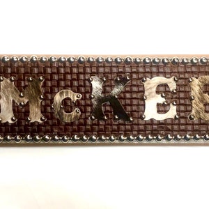 Western Ranch Decor Cowhide Letter PERSONALIZED Name Sign | Etsy