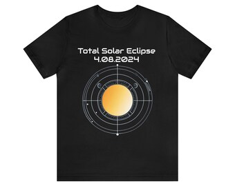 Total Solar Eclipse 2024 - Unisex Jersey Short Sleeve Tee