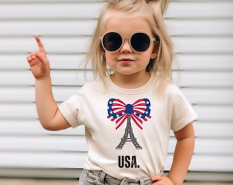 Toddler and Kids USA Shirt, Baby Summer Games Shirt, 4th of July Outfit