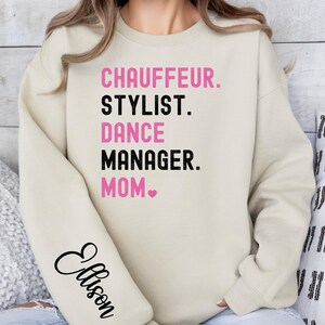 Personalized Funny Dance Mom Competition Sweatshirt, Dance Team T-shirt, Dancer Gifts, Dance Teacher Gift