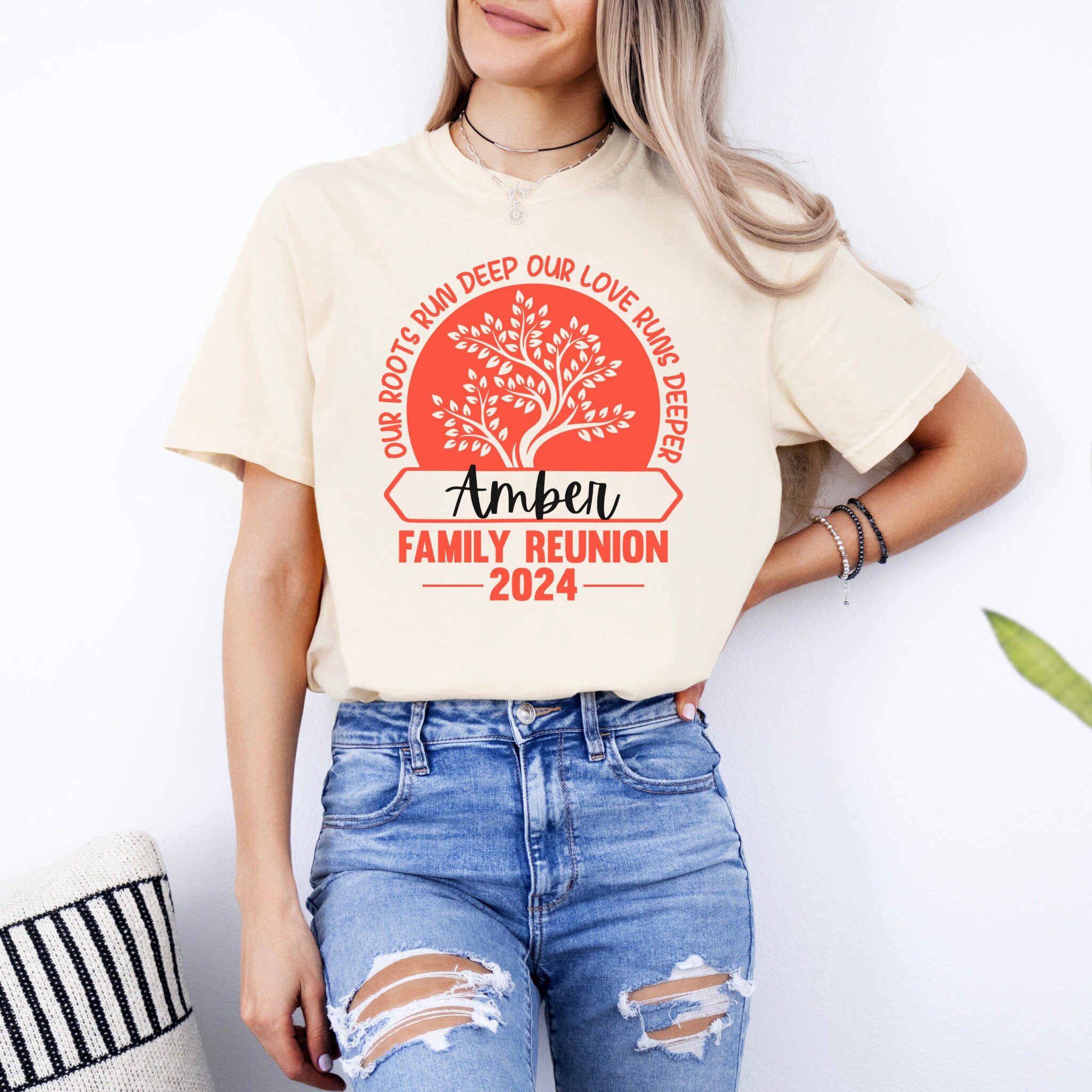 Family Reunion 2024 Comfort Colors T-shirt, Personalized Family Reunion ...
