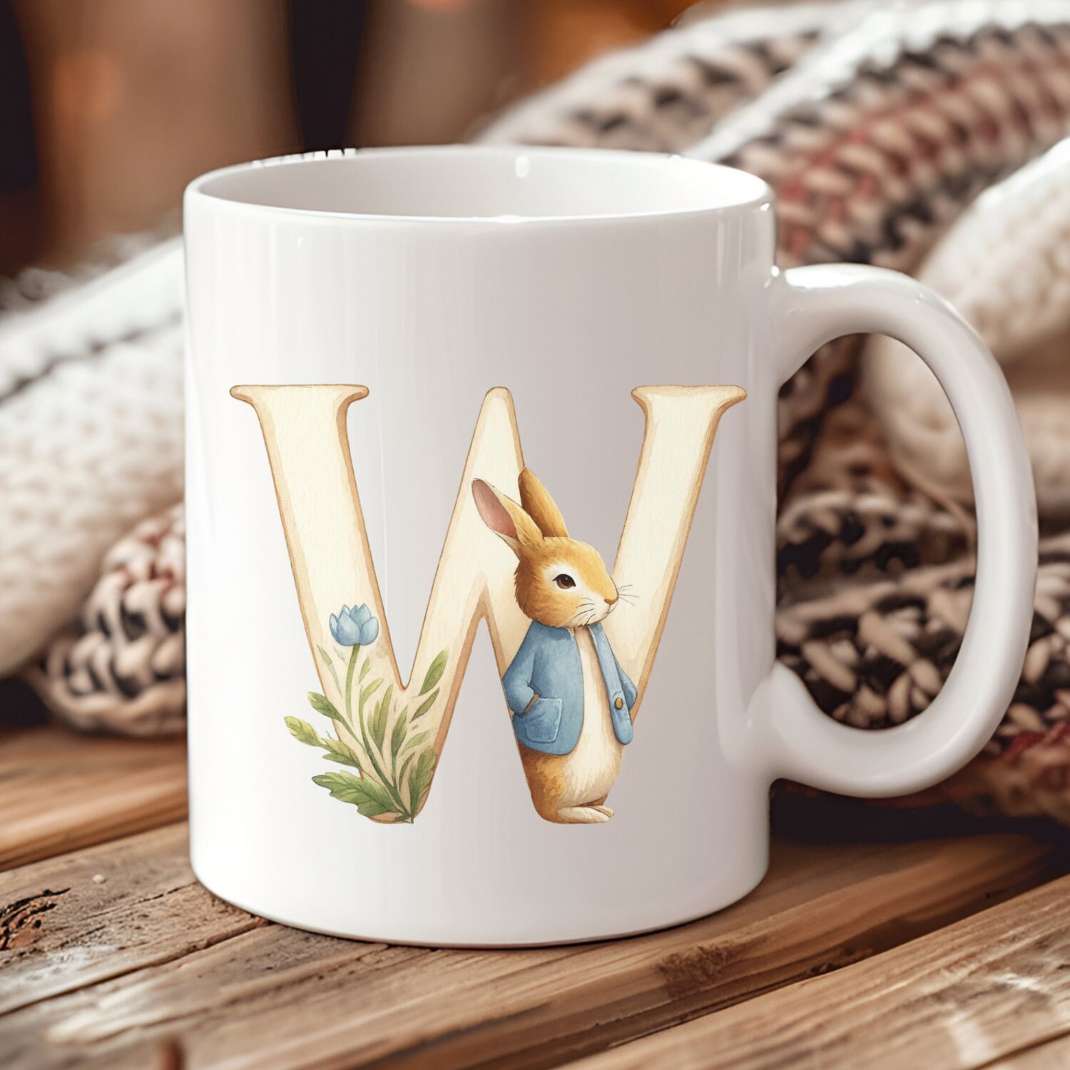 Peter Rabbit Lettering Peter Rabbit Alphabet Clipart, Watercolor Bunny Letters (PNG Digital ...