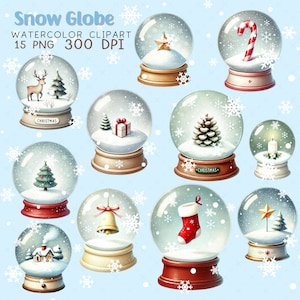 Snow Globe Clipart Christmas snow globe png Holiday image file Snow globe design for Holiday decor Winter Snow globe Holiday season design