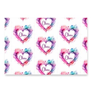 Carta da regalo personalizzata Buon compleanno Carta da regalo personalizzata per la ragazza del compleanno Personalizzazione Fumo Alcool Inchiostro Cuore Compleanno Personalizzato
