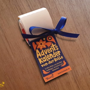 Mini Advent calendar from the roll