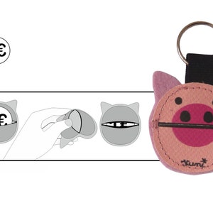 Wózek na zakupy Torba na chipy euro Maulheld Pig