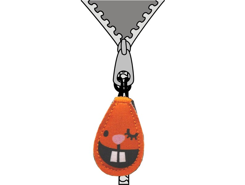 Zipper pendant ZiP-PAL rabbit image 1