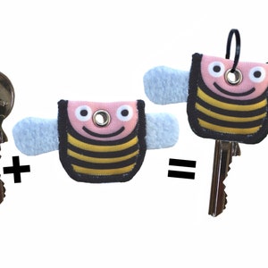 Schlüsselmarkierer Schlüzi Biene Bild 1