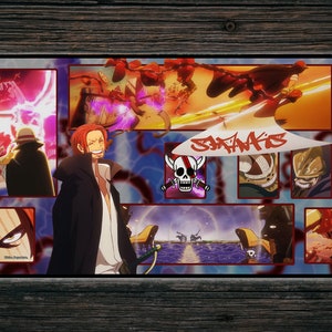 Shanks Krabbeldecke - One Piece Kartenspiel - Divine Departure - 60cm x 36cm (Digital File)