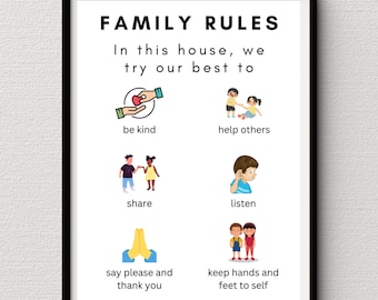 Family Rules (digital download print) 8.5x11