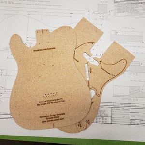 Telecaster Guitar Template Etsy