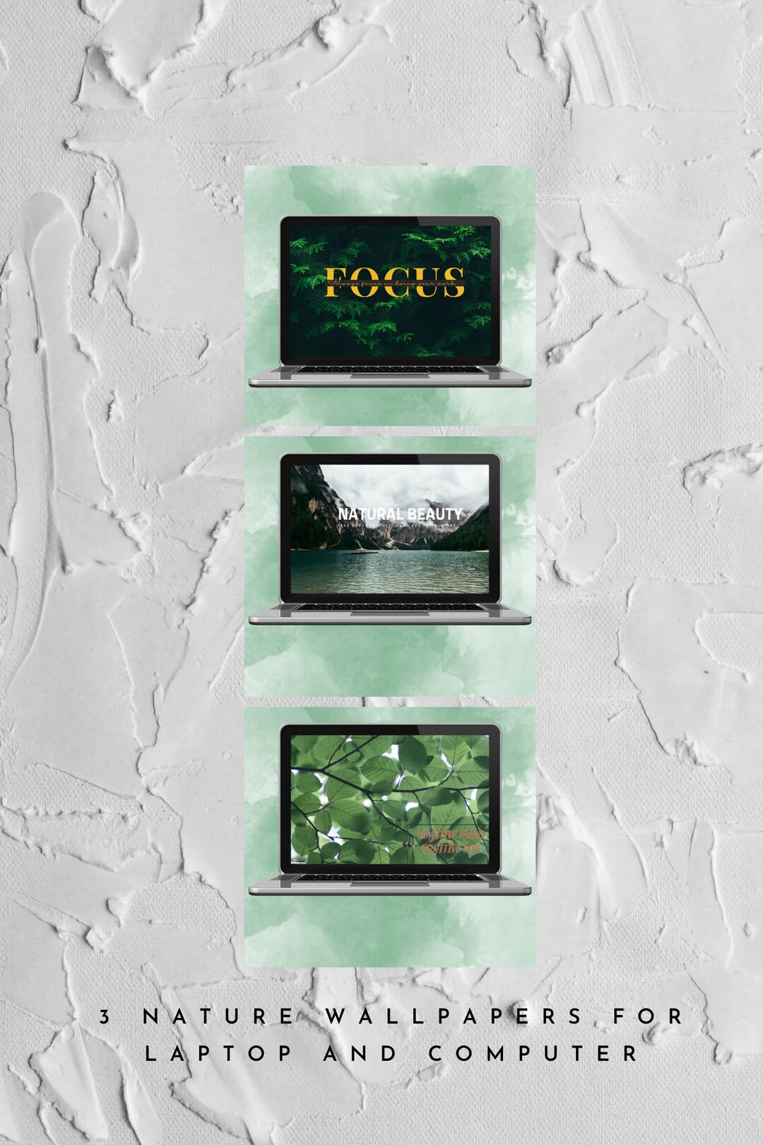3 Natural Backgrounds for Laptops and Computers, Understated, Clean and ...